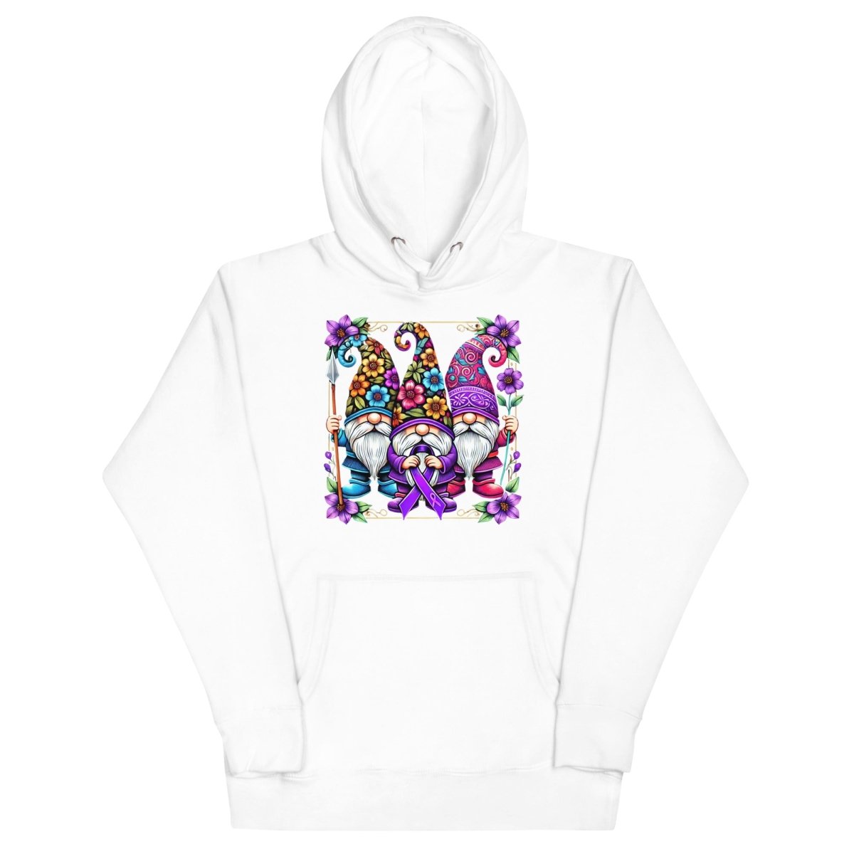 Pancreatic Gnome Frame Hoodie - JohnVsGBMWhiteS