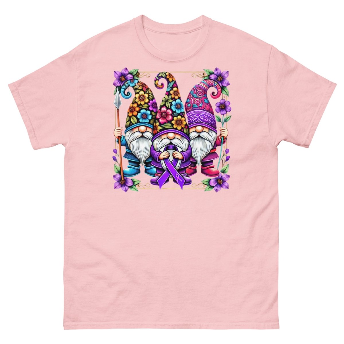 Pancreatic Gnome Frame Tee - JohnVsGBMLight PinkS