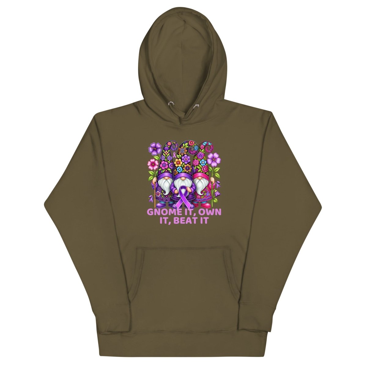 Pancreatic Gnome It Hoodie - JohnVsGBMMilitary GreenS