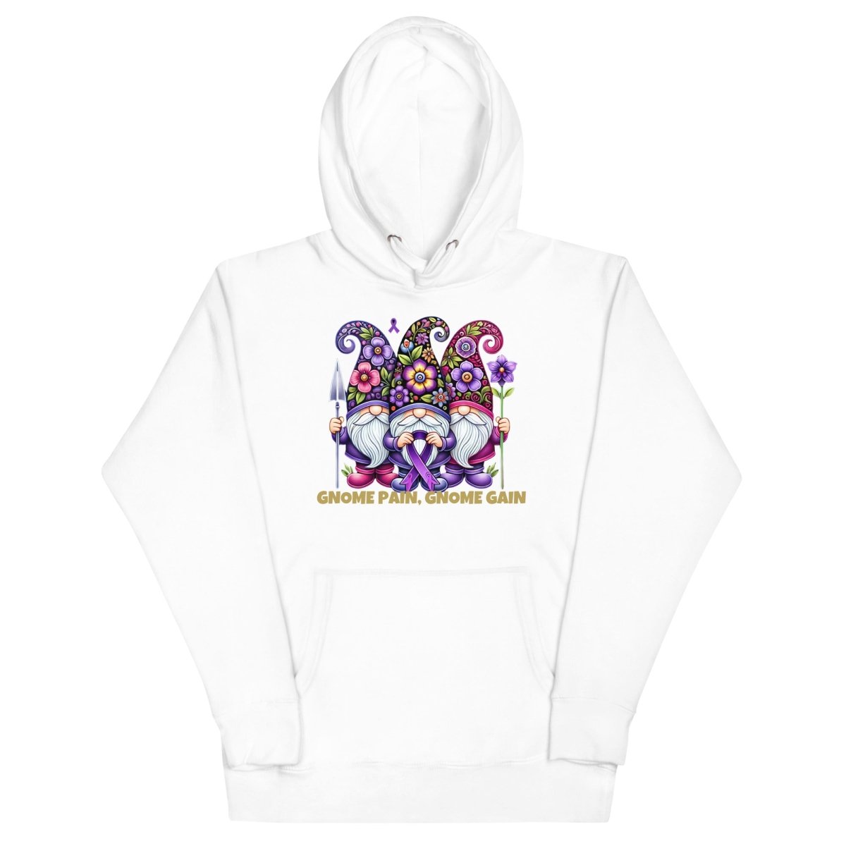 Pancreatic Gnome Pain Gain Hoodie - JohnVsGBMWhiteS