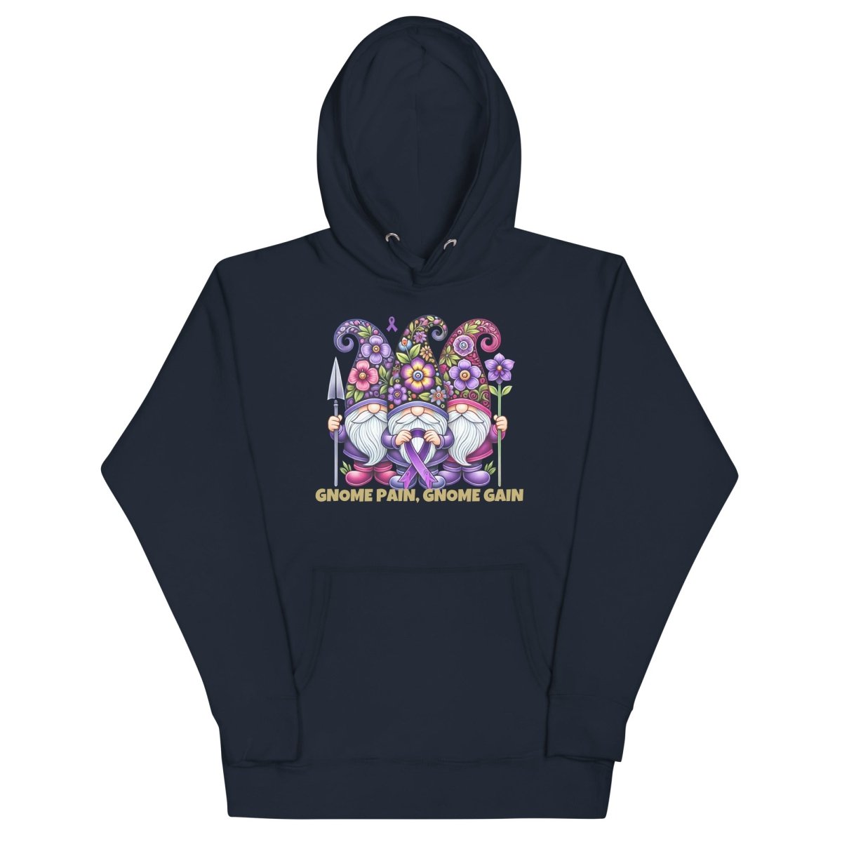 Pancreatic Gnome Pain Gain Hoodie - JohnVsGBMNavy BlazerS