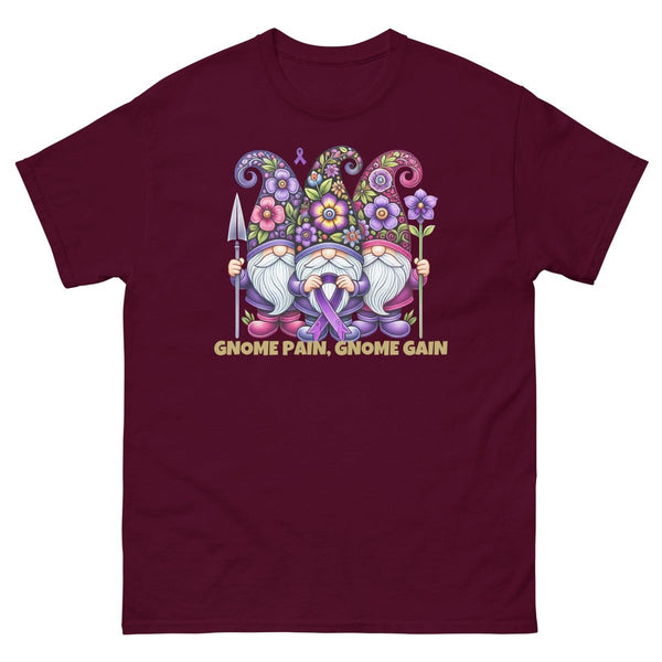 Pancreatic Gnome Pain Gain Tee - JohnVsGBMMaroonS