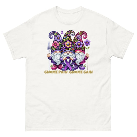 Pancreatic Gnome Pain Gain Tee - JohnVsGBMWhiteS