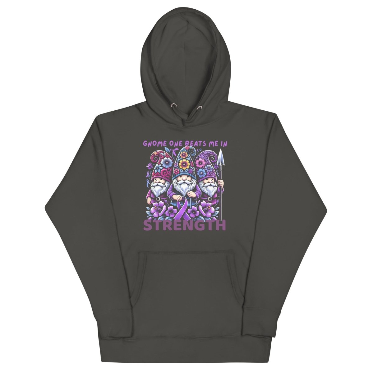 Pancreatic Gnome Strength Hoodie - JohnVsGBMVintage BlackS