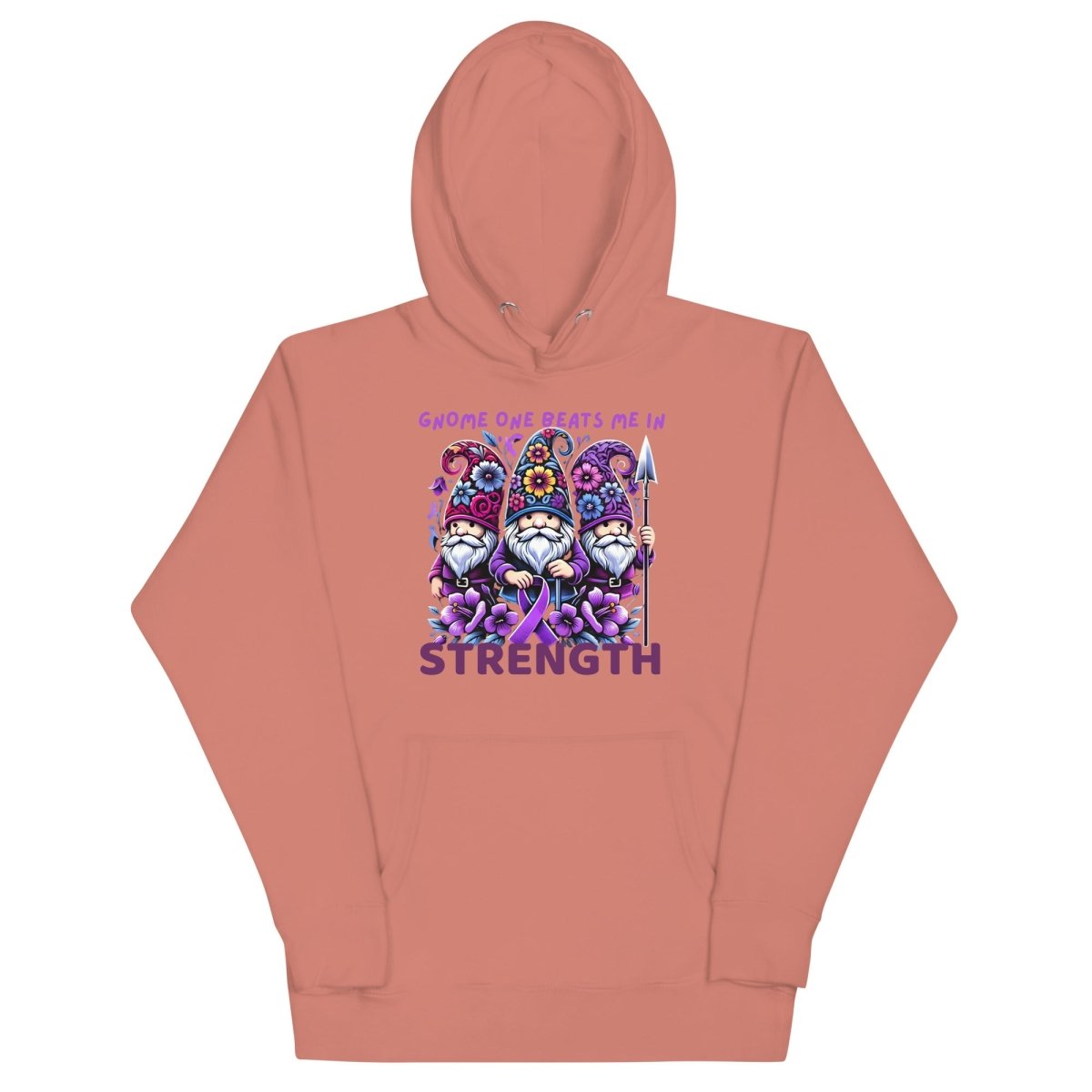 Pancreatic Gnome Strength Hoodie - JohnVsGBMDusty RoseS