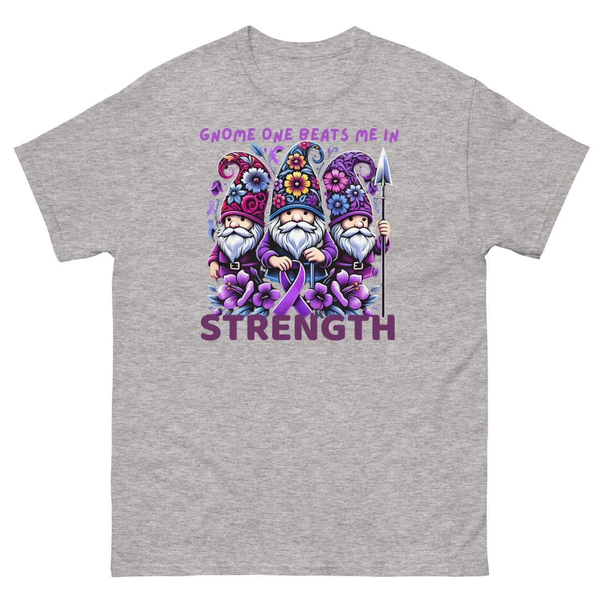 Pancreatic Gnome Strength Tee - JohnVsGBMSport GreyS