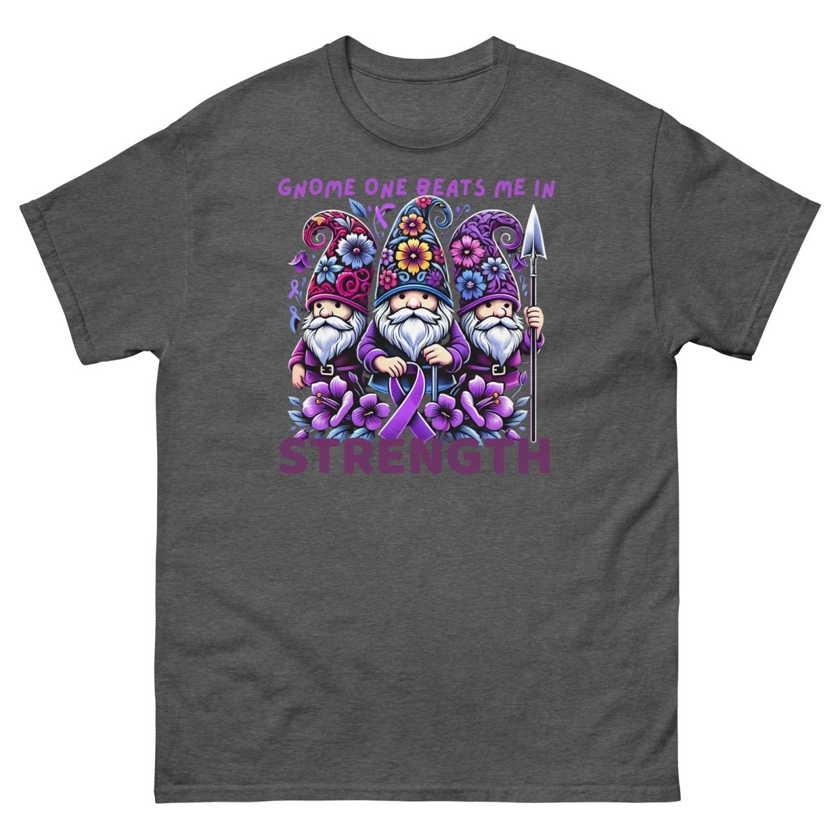 Pancreatic Gnome Strength Tee - JohnVsGBMDark HeatherS