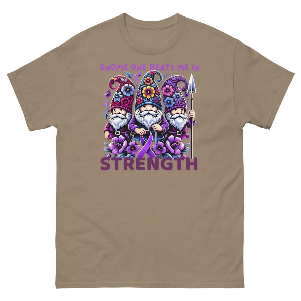 Pancreatic Gnome Strength Tee - JohnVsGBMBrown SavanaS