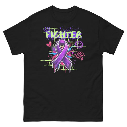 Pancreatic Graffiti Ribbon Tee - JohnVsGBMBlackS