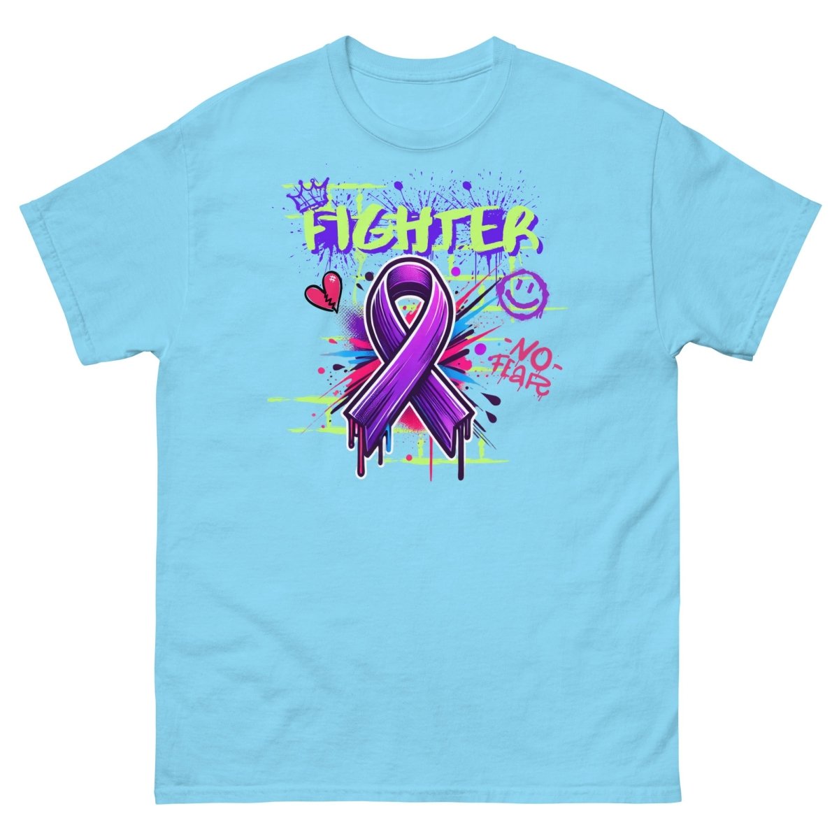 Pancreatic Graffiti Ribbon Tee - JohnVsGBMSkyS