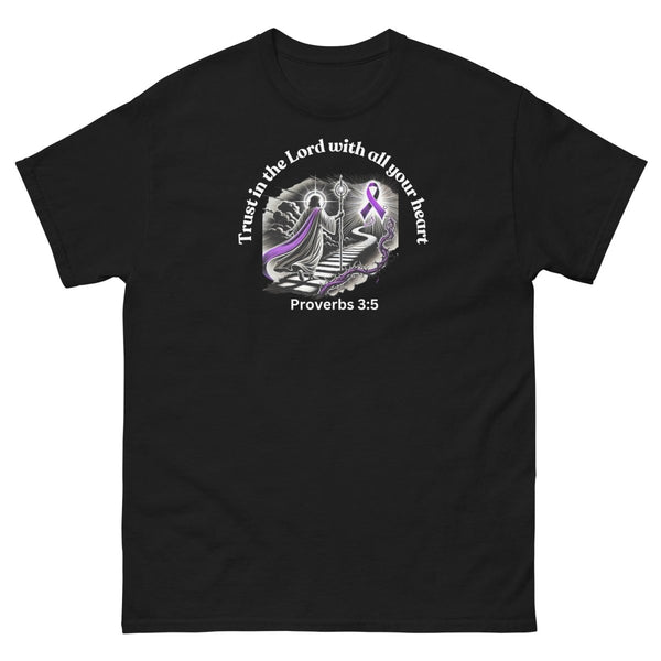 Pancreatic Proverbs Faith Tee - JohnVsGBMBlackS