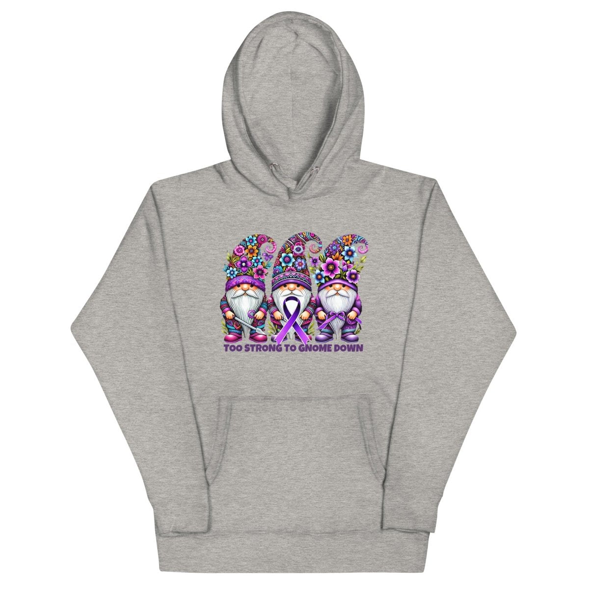 Pancreatic Strong Gnome Hoodie - JohnVsGBMCarbon GreyS