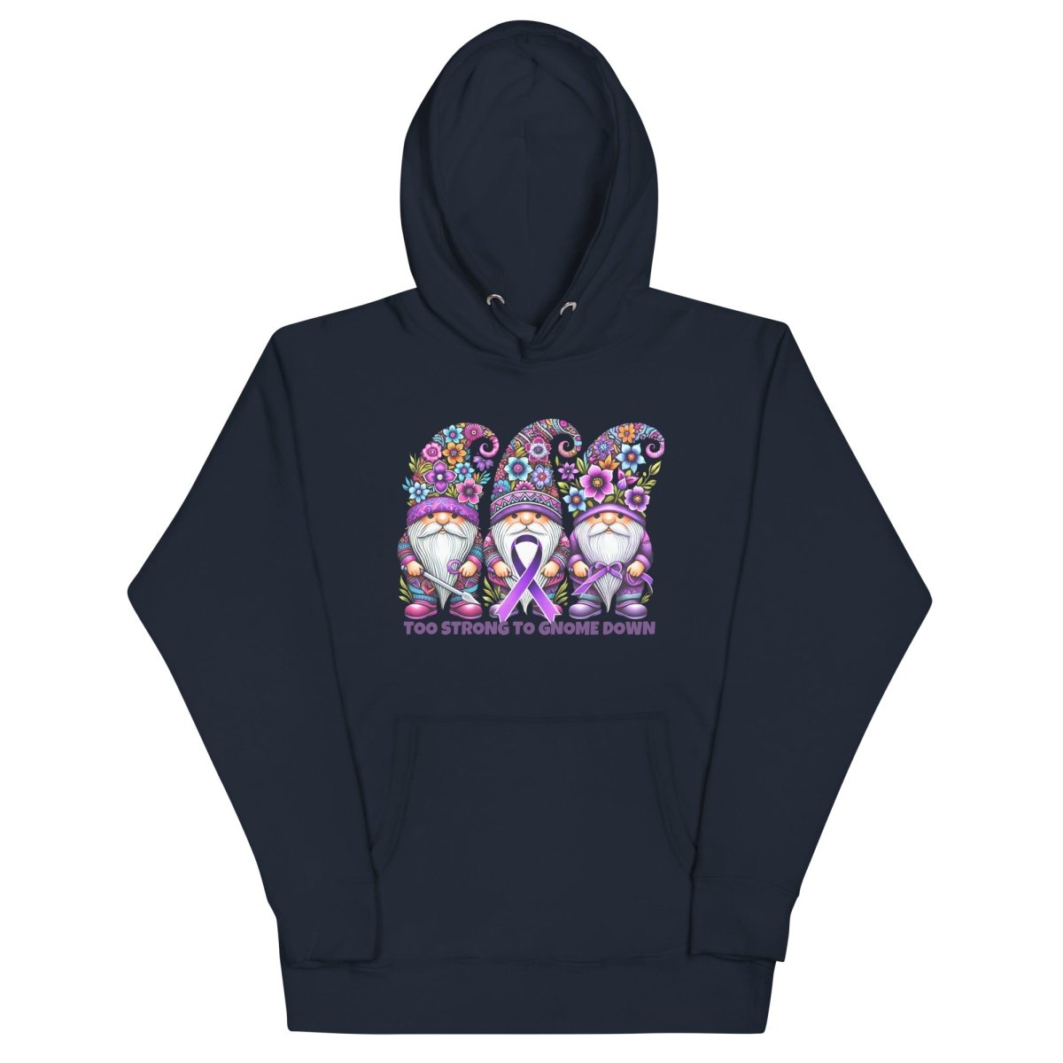 Pancreatic Strong Gnome Hoodie - JohnVsGBMNavy BlazerS