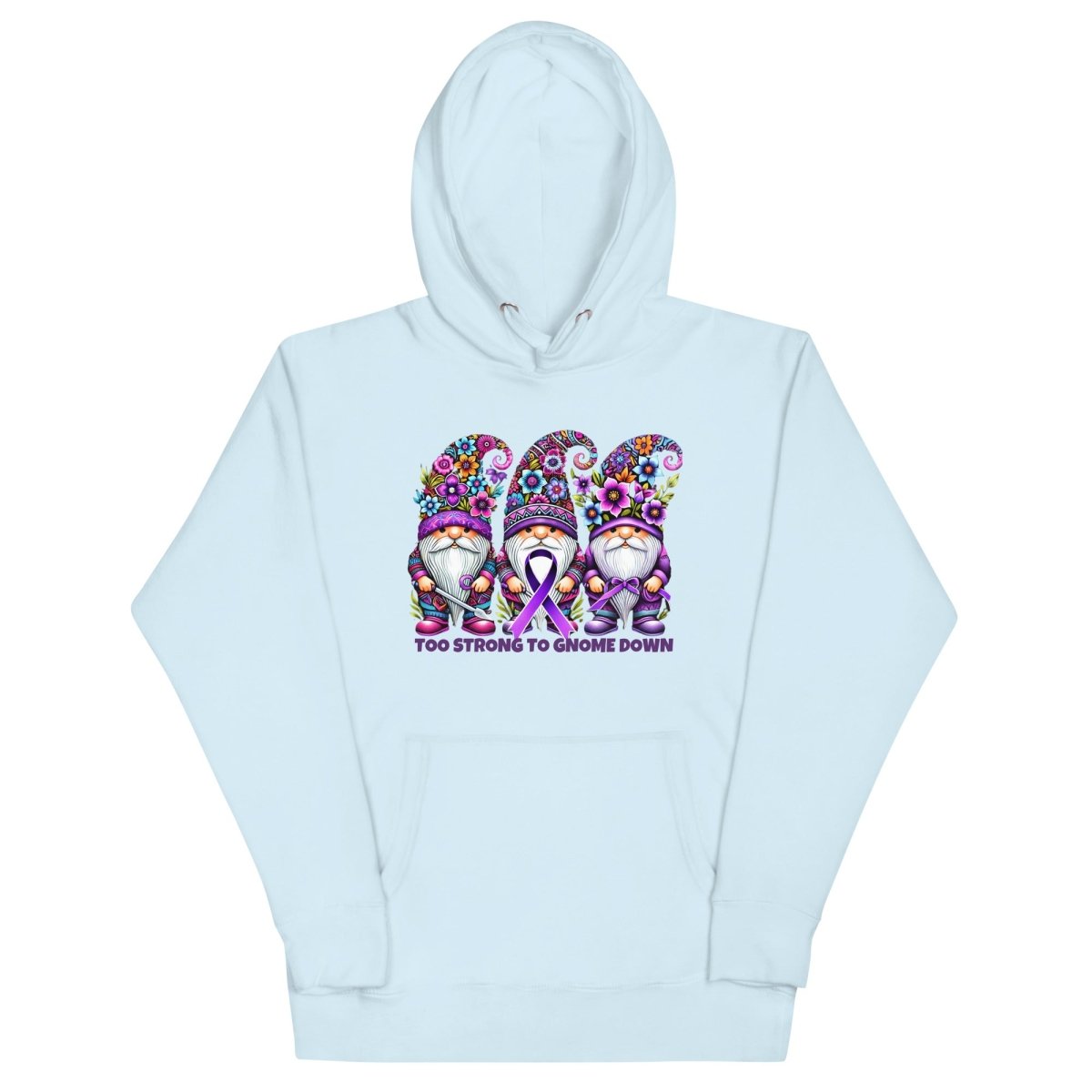 Pancreatic Strong Gnome Hoodie - JohnVsGBMSky BlueS