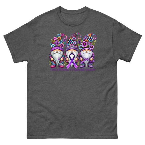 Pancreatic Strong Gnome Tee - JohnVsGBMDark HeatherS