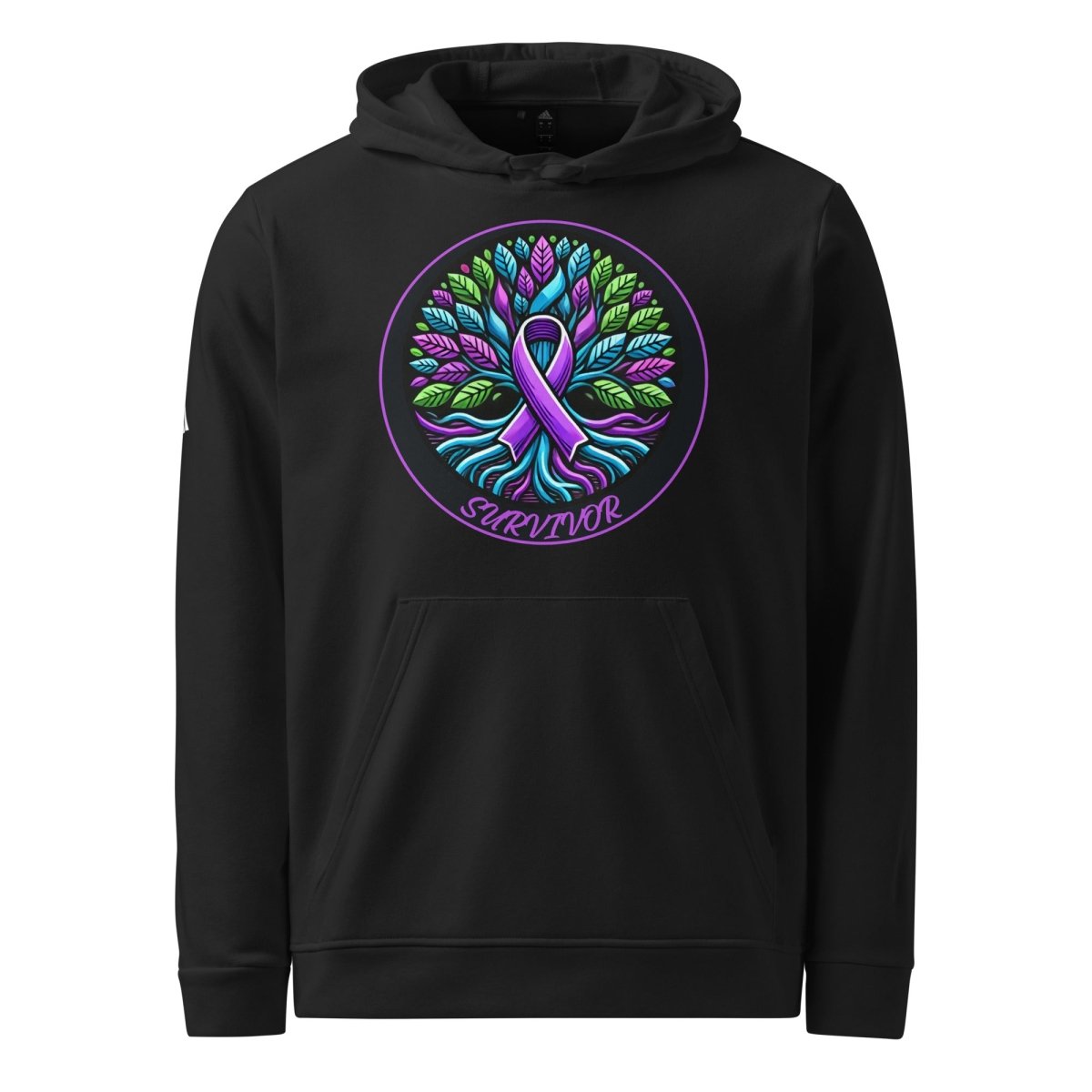 Pancreatic Tree of Life Adidas Hoodie - JohnVsGBMBlackS