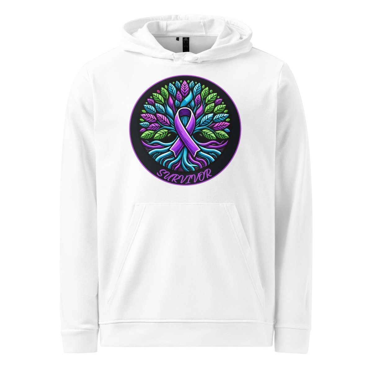 Pancreatic Tree of Life Adidas Hoodie - JohnVsGBMWhiteS