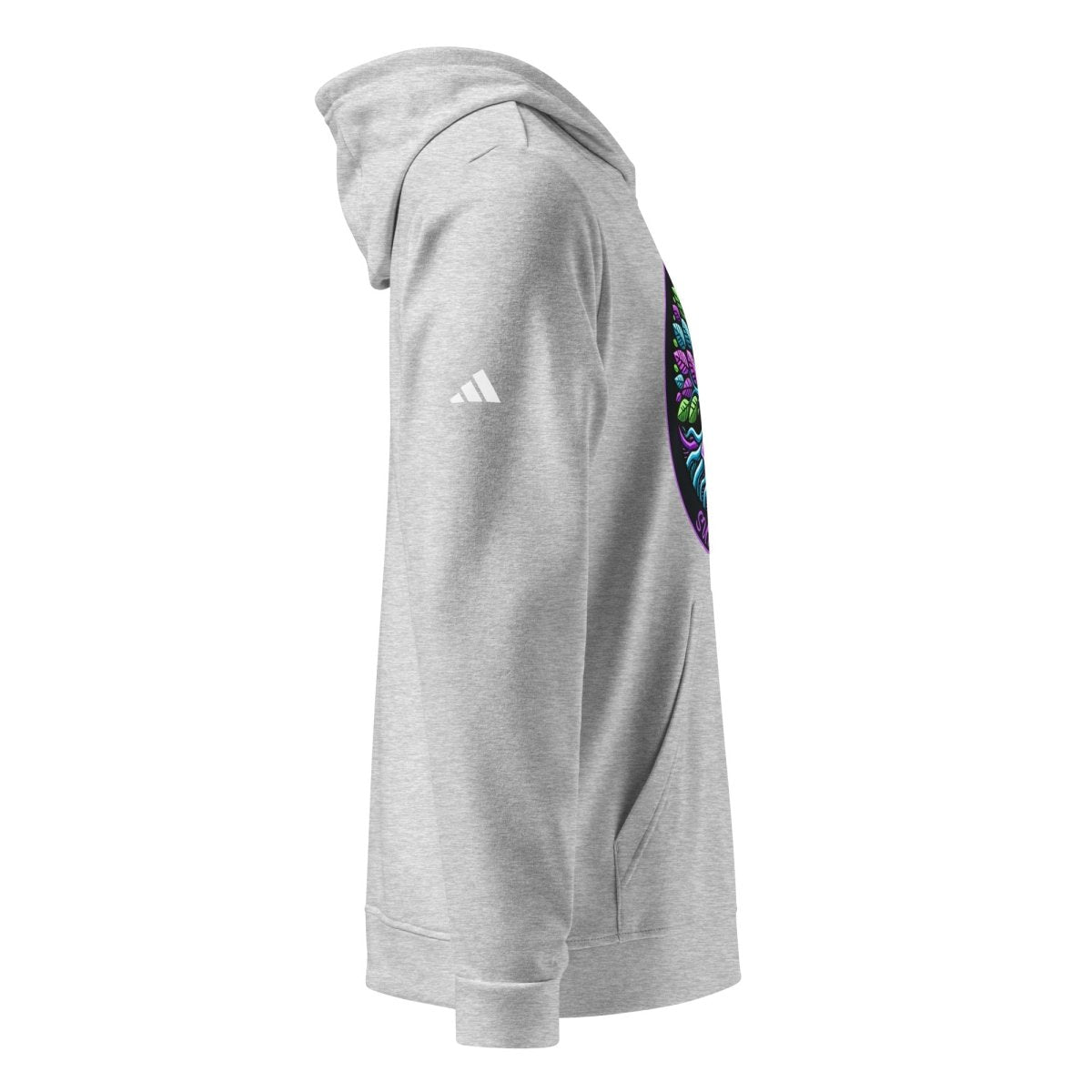 Pancreatic Tree of Life Adidas Hoodie - JohnVsGBMGrey HeatherS