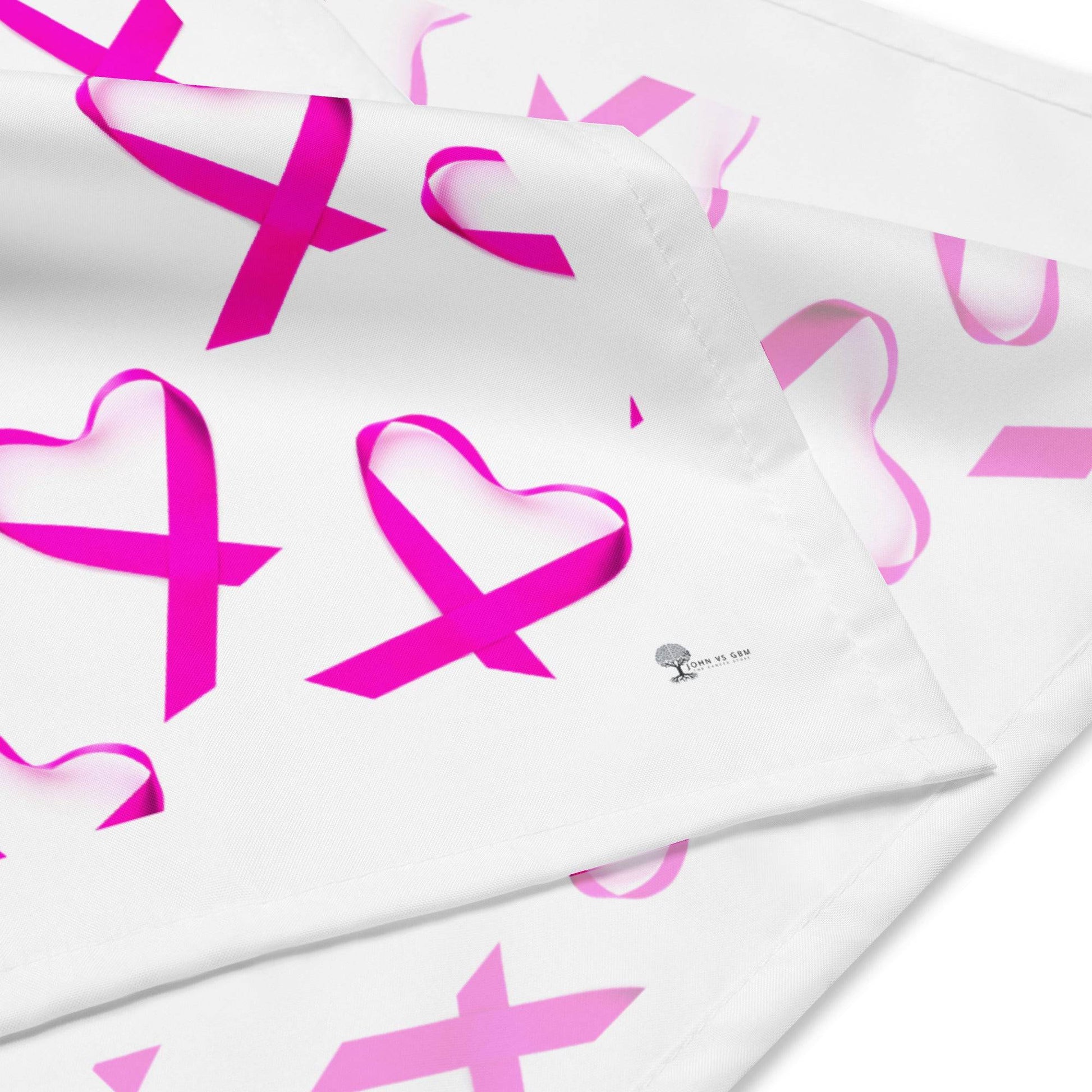 Pink Cancer Awareness Bandana - JohnVsGBM