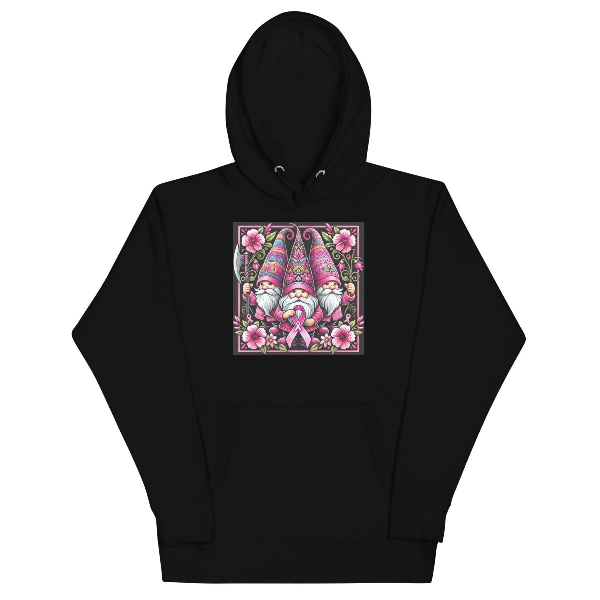 Pink Floral Gnome Hoodie - JohnVsGBMBlackS