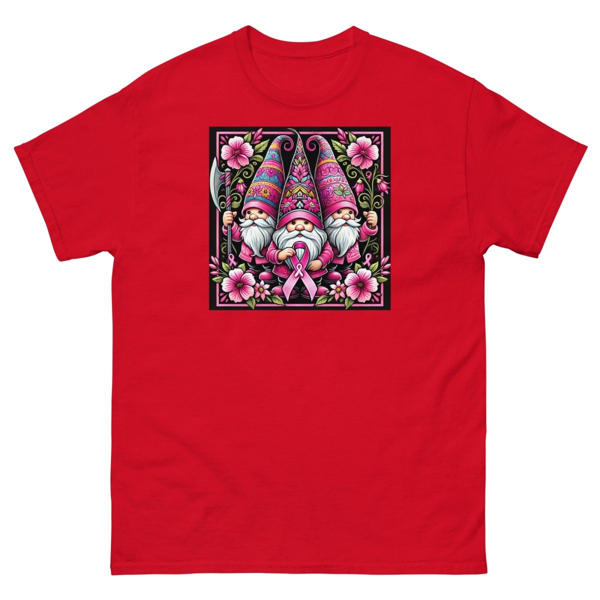 Pink Floral Gnome Tee - JohnVsGBMRedS