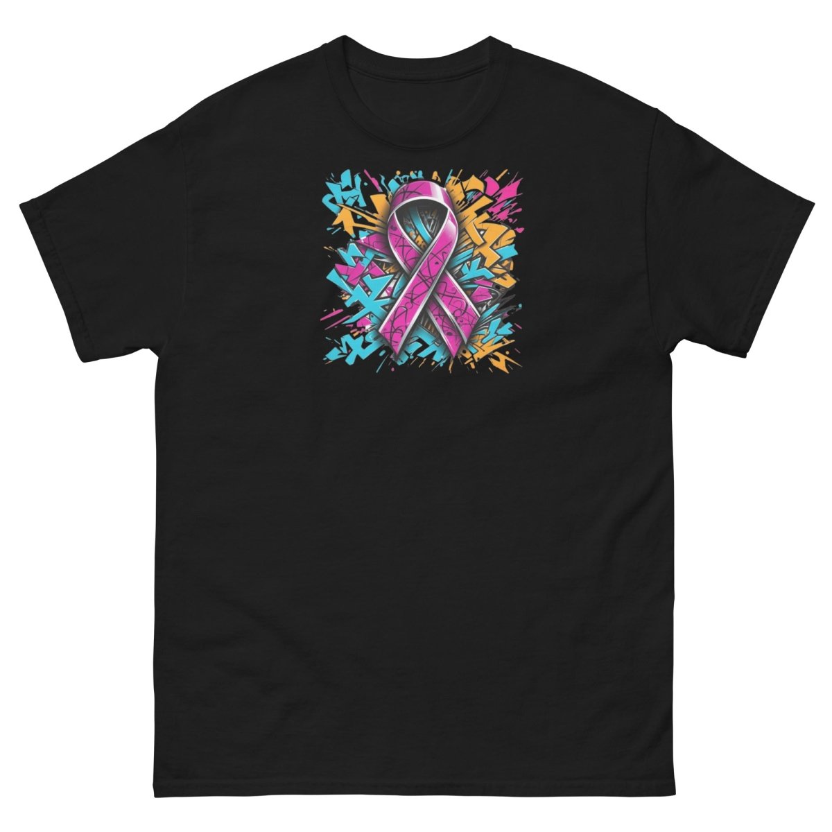 Pink Hex Ribbon Graffiti Tee - JohnVsGBMBlackS