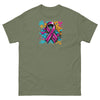 Pink Hex Ribbon Graffiti Tee - JohnVsGBMMilitary GreenS