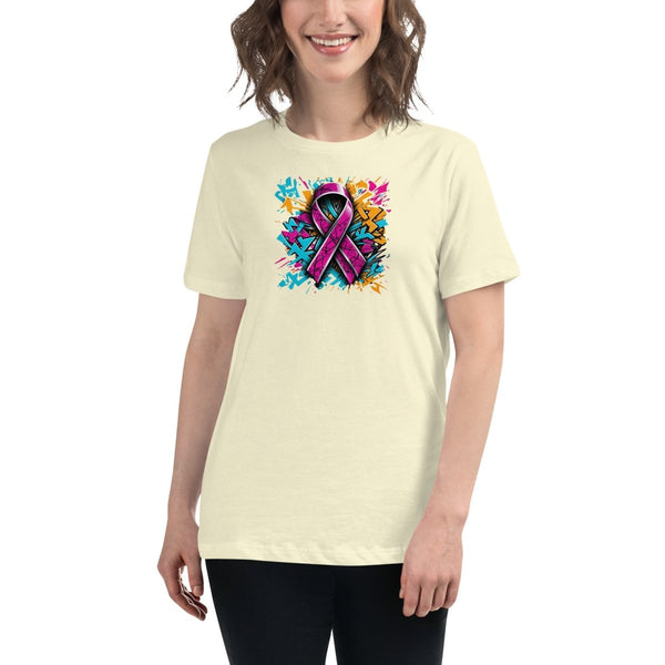 Pink Hex Women's Ribbon Graffiti Tee - JohnVsGBMCitronS