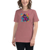 Pink Hex Women's Ribbon Graffiti Tee - JohnVsGBMHeather MauveS