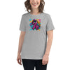 Pink Hex Women's Ribbon Graffiti Tee - JohnVsGBMAthletic HeatherS