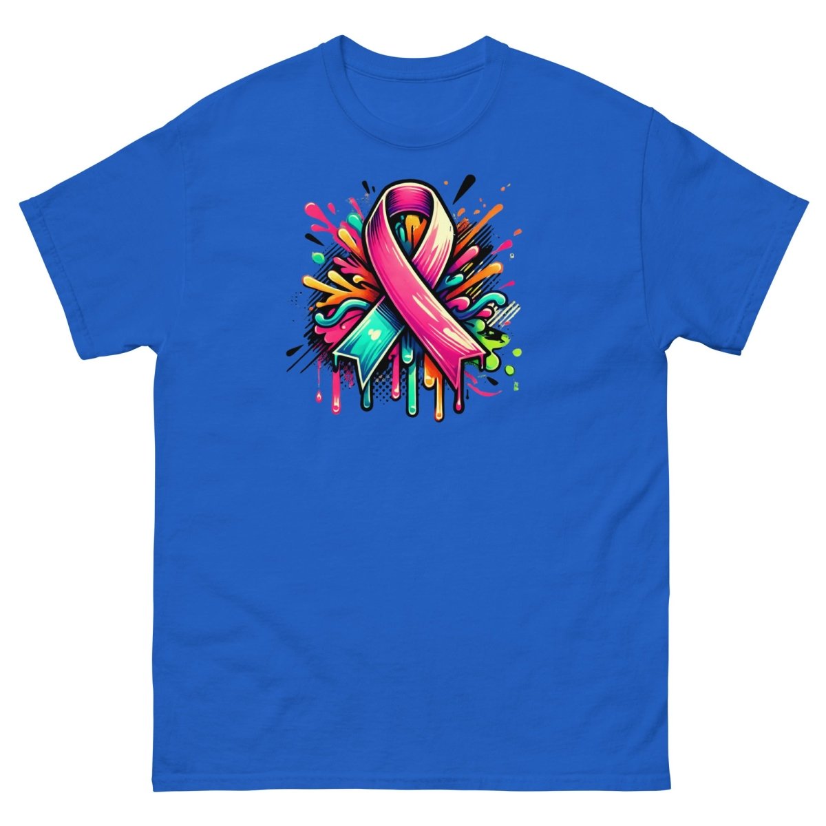 Pink Multi Ribbon Graffiti Tee - JohnVsGBMRoyalS