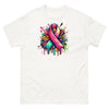 Pink Multi Ribbon Graffiti Tee - JohnVsGBMWhiteS