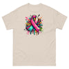 Pink Multi Ribbon Graffiti Tee - JohnVsGBMNaturalS