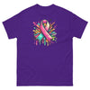 Pink Multi Ribbon Graffiti Tee - JohnVsGBMPurpleS