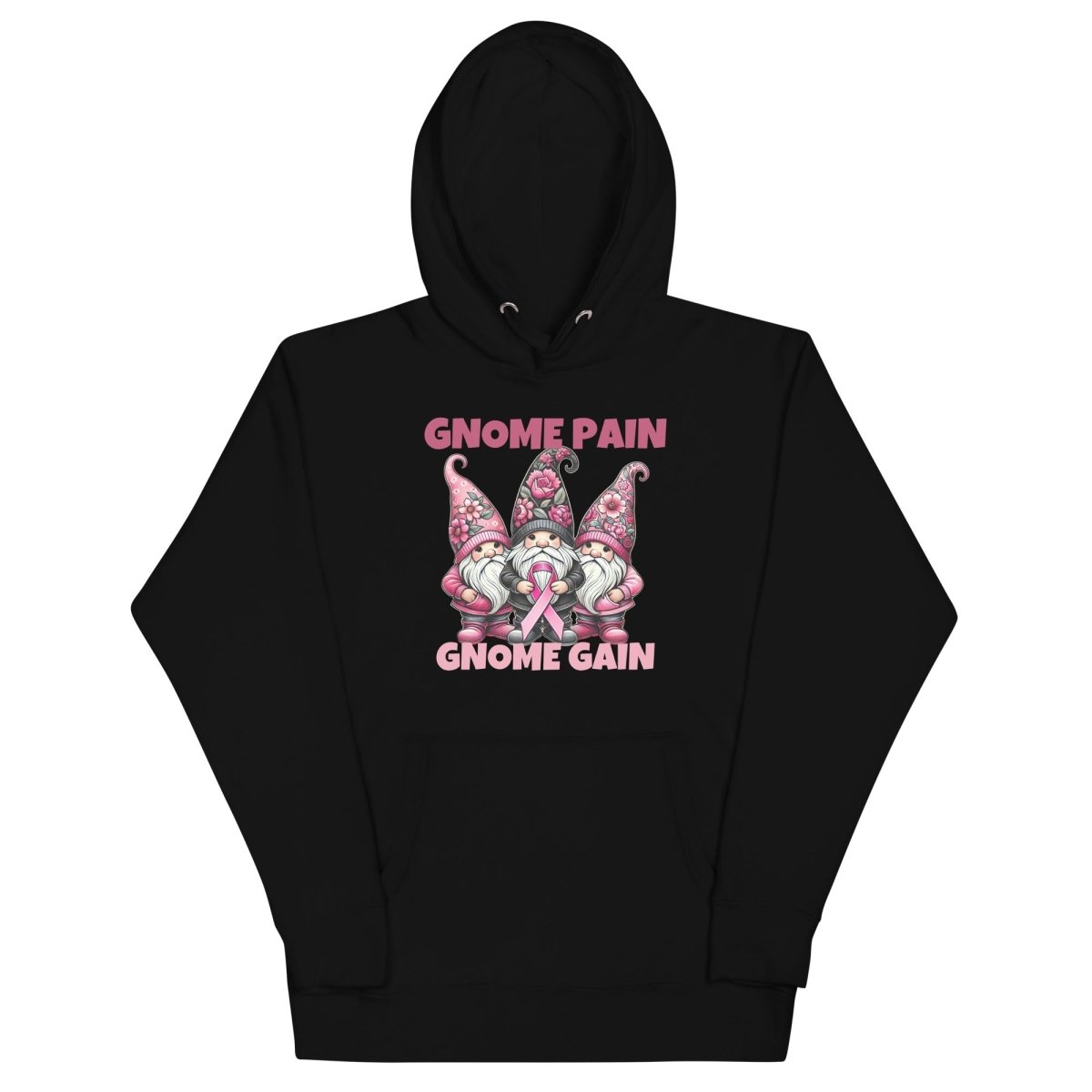 Pink Ribbon Gnome Hoodie - JohnVsGBMBlackS