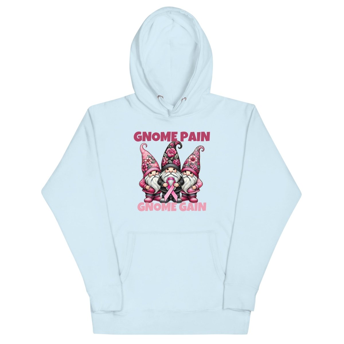 Pink Ribbon Gnome Hoodie - JohnVsGBMSky BlueS