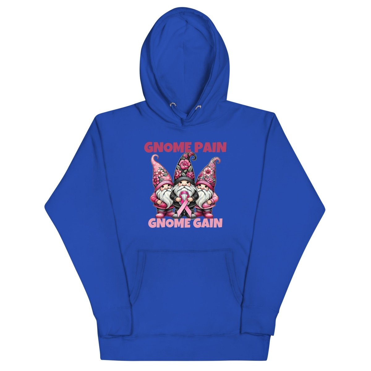 Pink Ribbon Gnome Hoodie - JohnVsGBMTeam RoyalS