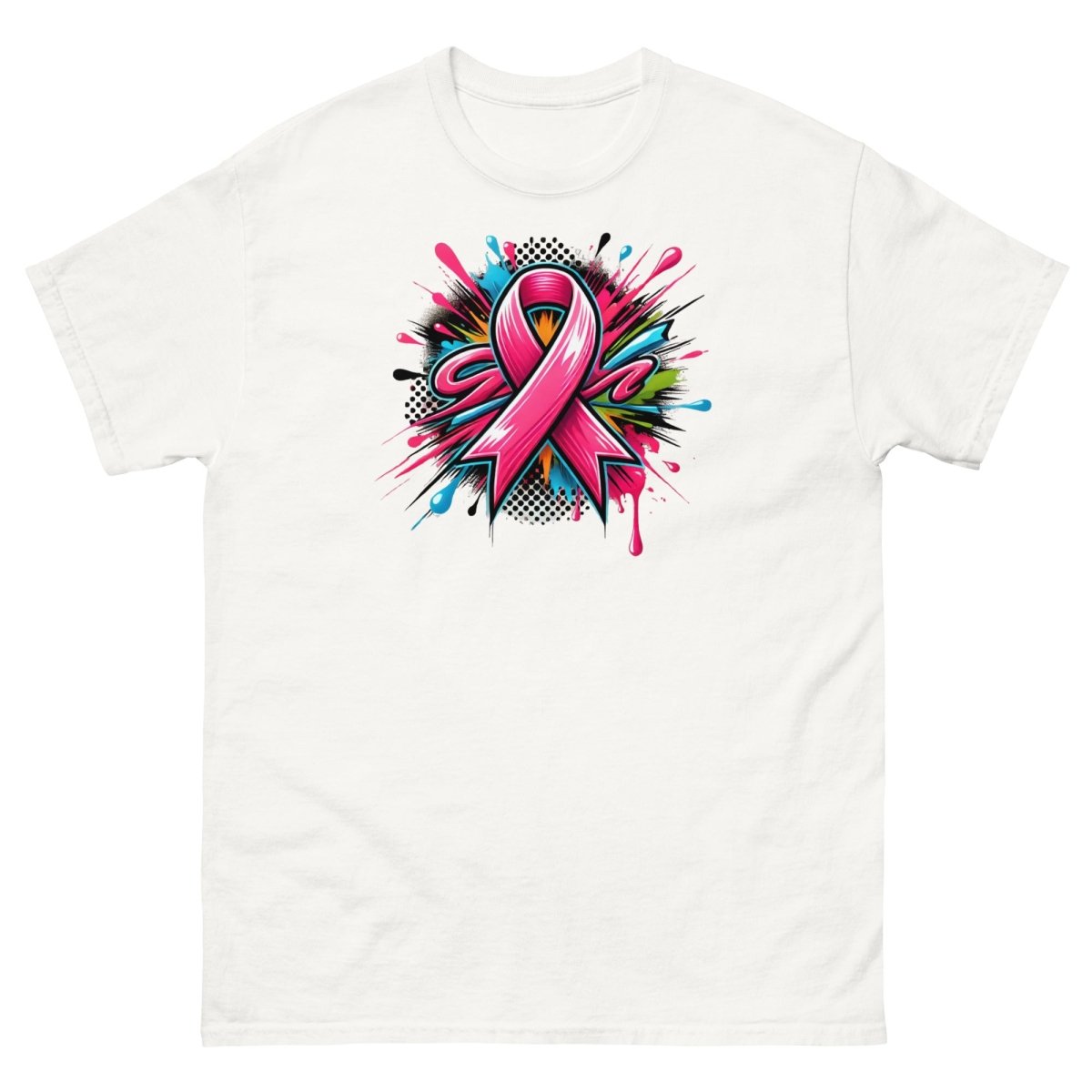 Pink Ribbon Graffiti Tee - JohnVsGBMWhiteS