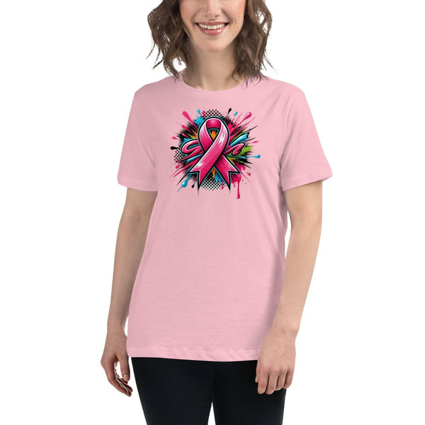 Pink Ribbon Women's Graffiti Tee - JohnVsGBMPinkS