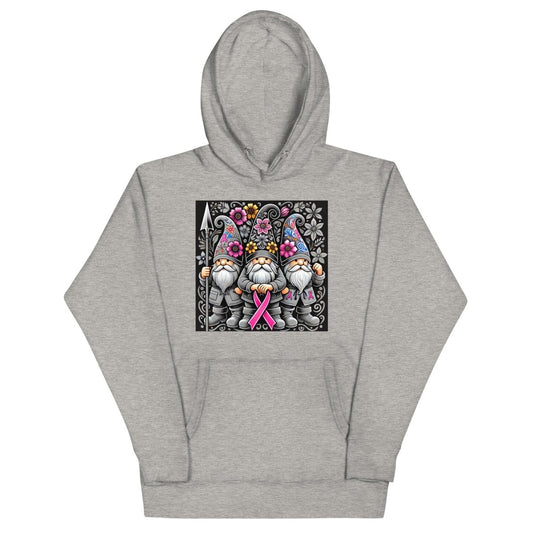 Pink/Gray Floral Gnome Hoodie - JohnVsGBMCarbon GreyS