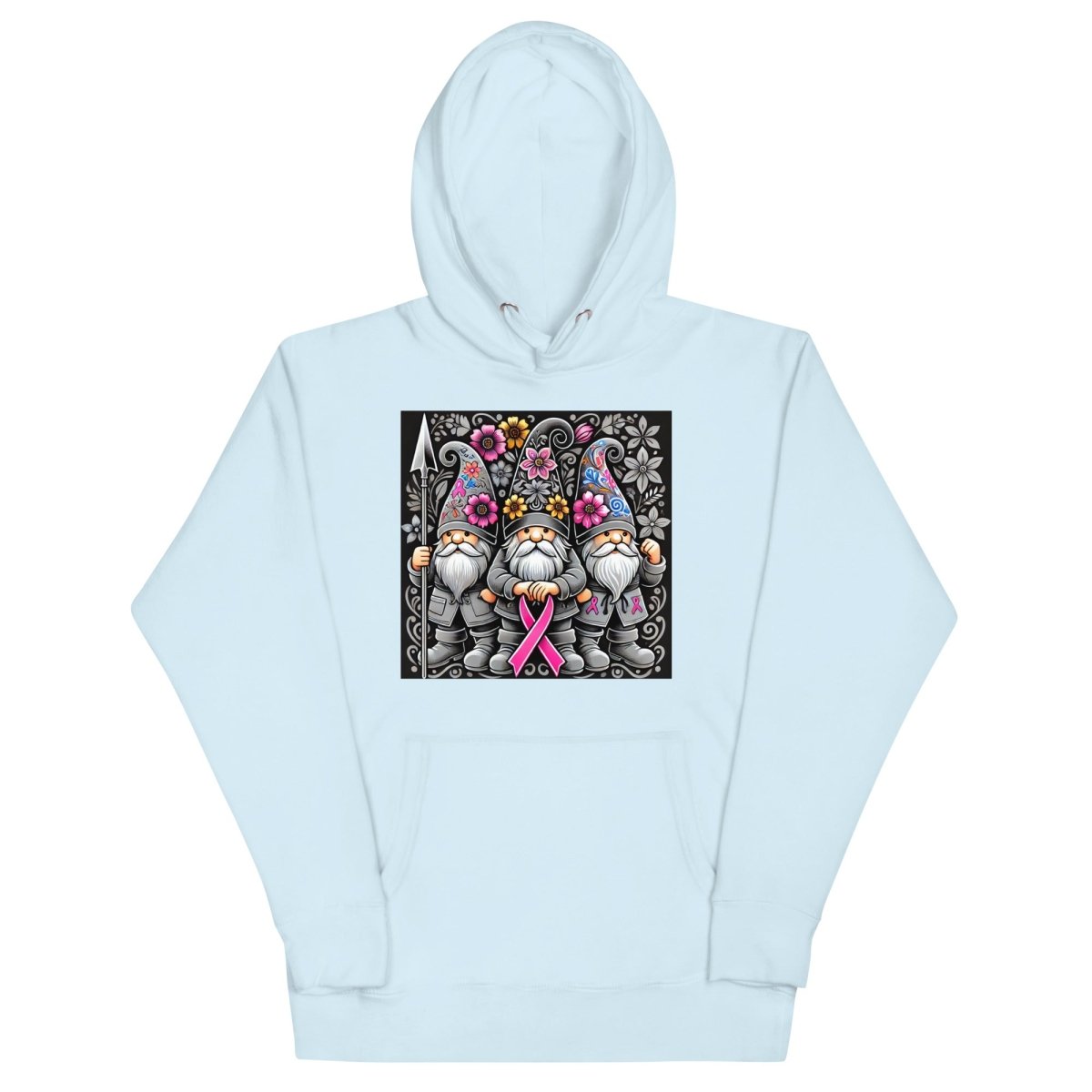 Pink/Gray Floral Gnome Hoodie - JohnVsGBMSky BlueS