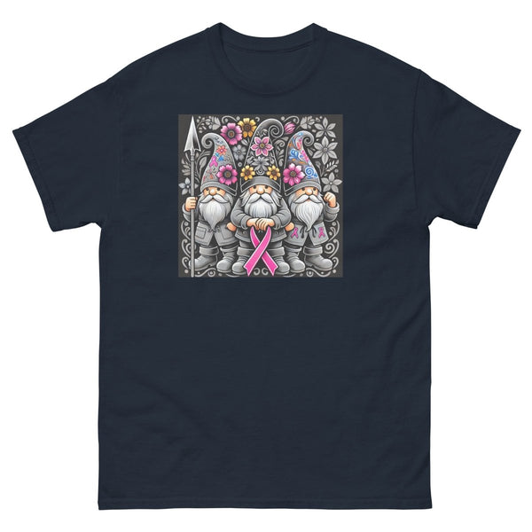 Pink/Gray Floral Gnome Tee - JohnVsGBMNavyS