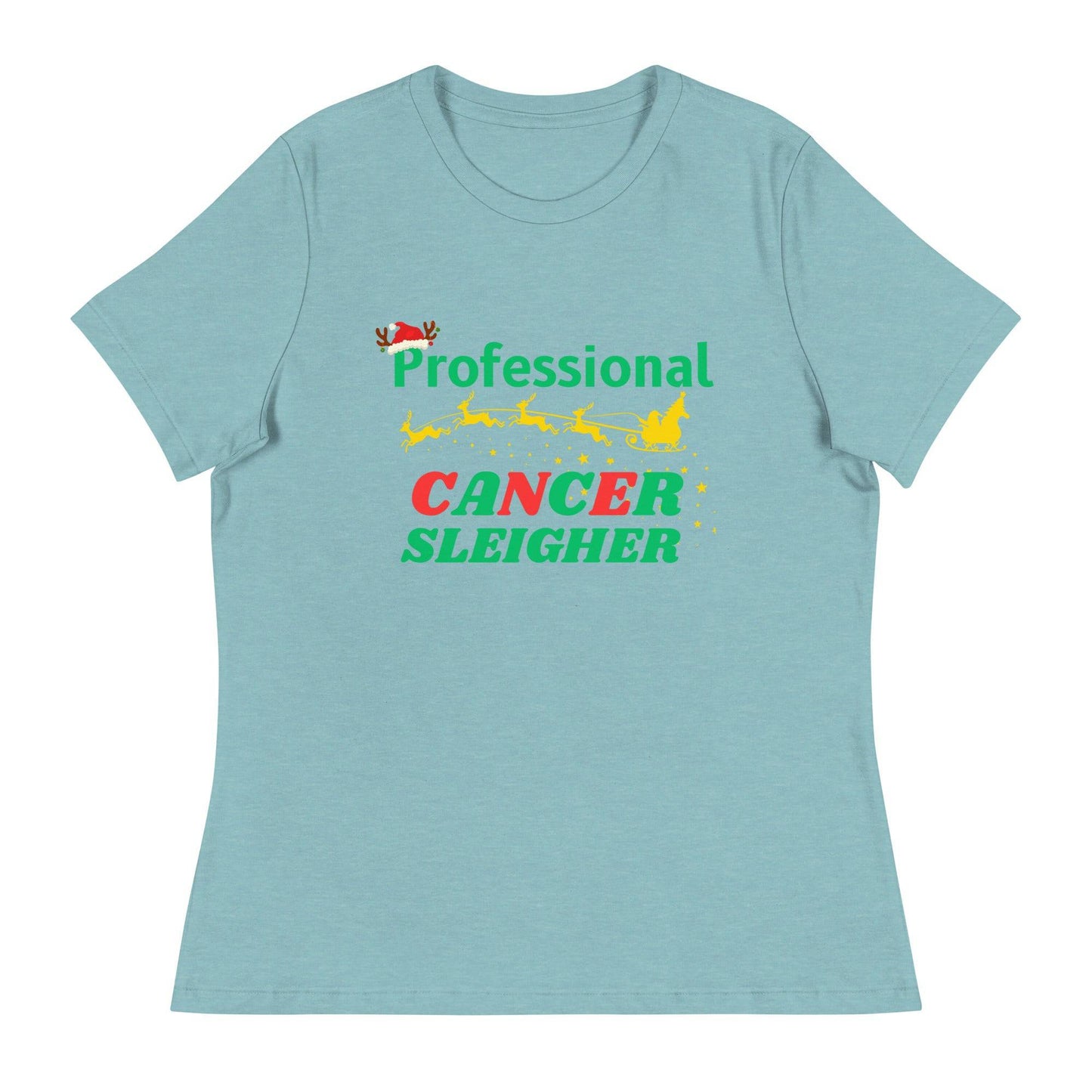 Professional Cancer Sleigher Women's Relaxed Tee - JohnVsGBMHeather Blue LagoonS