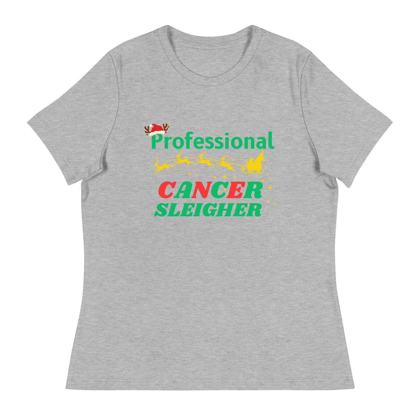 Professional Cancer Sleigher Women's Relaxed Tee - JohnVsGBMAthletic HeatherS