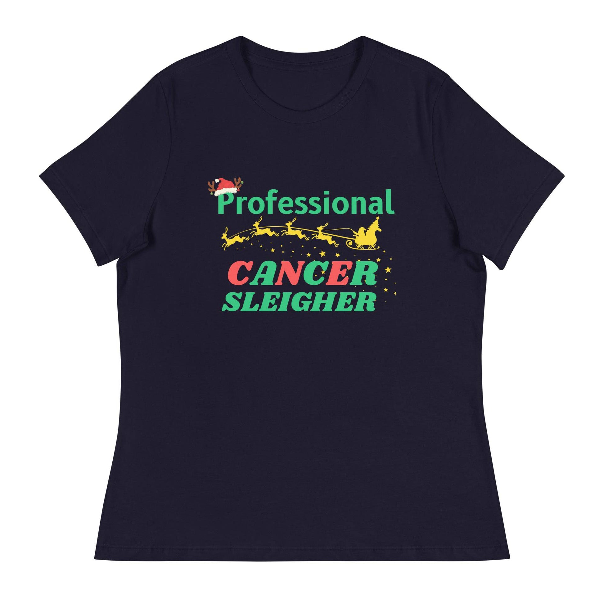 Professional Cancer Sleigher Women's Relaxed Tee - JohnVsGBMNavyS