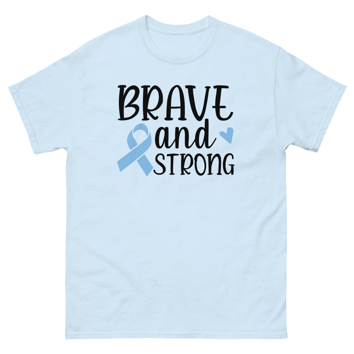 Prostate Cancer Brave Tee - JohnVsGBMLight BlueS