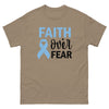 Prostate Cancer Faith Over Fear Tee - JohnVsGBMBrown SavanaS