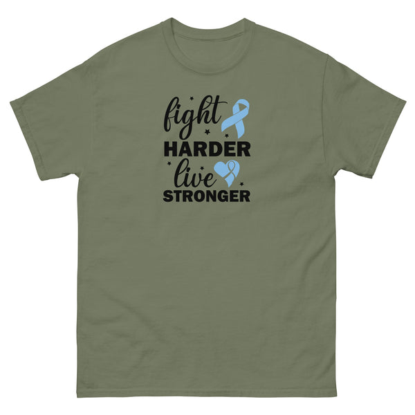 Prostate Cancer Fight Harder Tee - JohnVsGBMMilitary GreenS