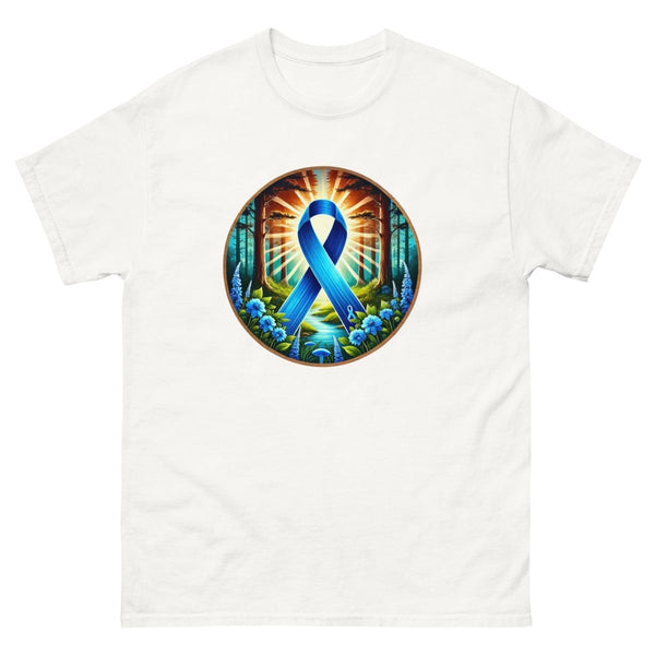 Prostate Cancer Flower Forest Tee - JohnVsGBMWhiteS