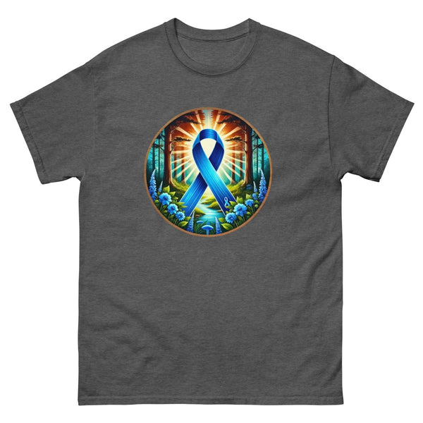 Prostate Cancer Flower Forest Tee - JohnVsGBMDark HeatherS